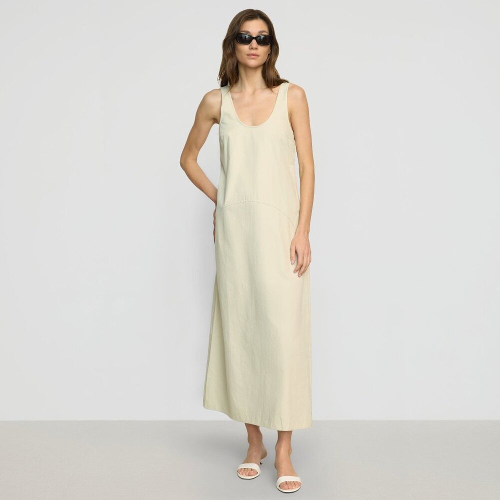 Modern Citizen Mavis U-Neck Tank Dress Size LCream / L